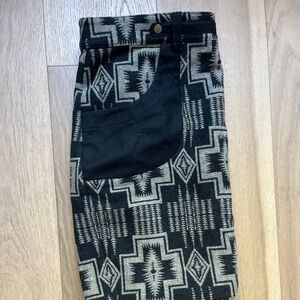 Pendleton Wool Mini Pencil Skirt